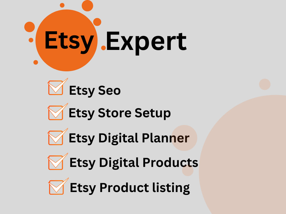 Etsy Shop Setup Service | Branding, SEO, Banner Design, Product Listings in Kuala Lumpur
