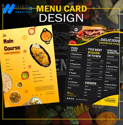 Restaurant digital menu board Kuala Lumpur menu printing services online food menu design 2026